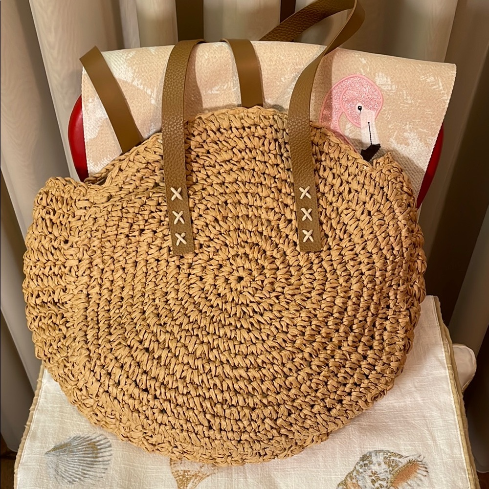 Charlotte Russe Brown and Tan Hobo Bag